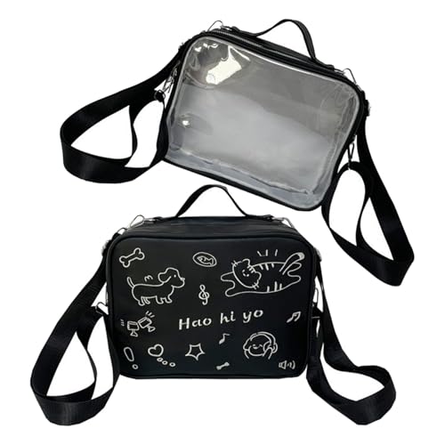 Frauen Umhängetasche Schöne Crossbody Handtasche Klare Ita Rucksack Student Buch Preppy Styles Messenger Preppy Styles Crossbody Für Frauen Schulter Katzen Ita von Wayfadacc