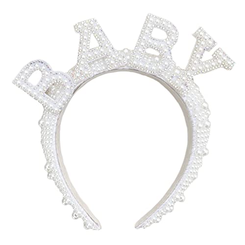 Haarreif mit vollen Perlen für Mütter und Babypartys von Wayfadacc