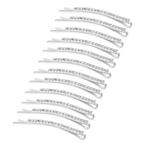 Haarspange mit Strasssteinen, langlebig, elegante Haarspange für Damen, Hochzeits- und Tanzstile, 12 Stück von Wayfadacc