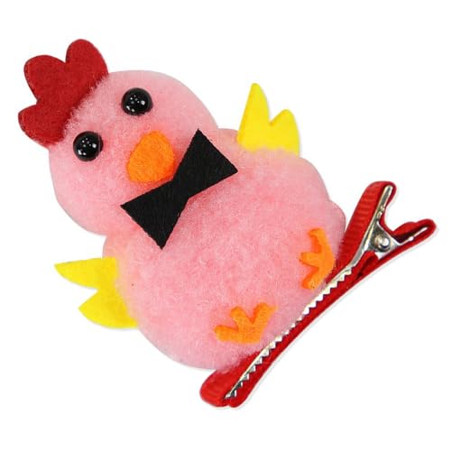 Haarspange mit lustigem Huhn-Design, Haarschmuck, geeignet für Kinder und Erwachsene von Wayfadacc