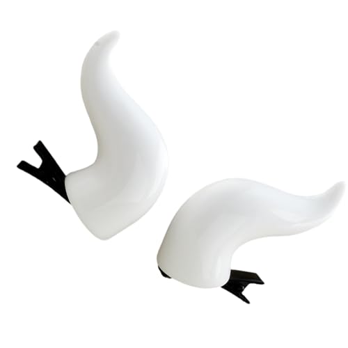Halloween Party Kostüm Horn Haare Clip Set Rollenspiele Barrettes Festival Kopfbedeckung Devil Horn Duckbill 2pcs von Wayfadacc