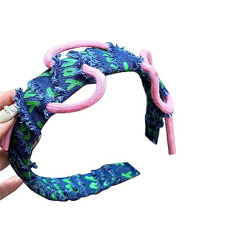 Idol Blue Jean Haarbänder für Fotostudios, auffällige Requisiten für Ostern, Festival, Party, Alltag, Kopfbedeckung von Wayfadacc