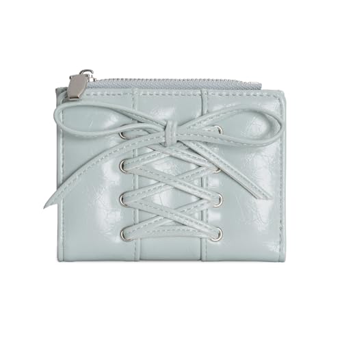 Korean Styles Brieftasche Mit Krawattengurt Coin Bag Schöne Brieftasche PU Lederwechsel Kurzabrechnungskarte Hold Hübsches Bögen Bibles Korean Styles Brieftasche Mit Krawattengurt Coin Bag Schöne Brieftasche PU Lederwechsel Kurzabrechnungskarte Hold Hübsches Bögen Bibles von Wayfadacc