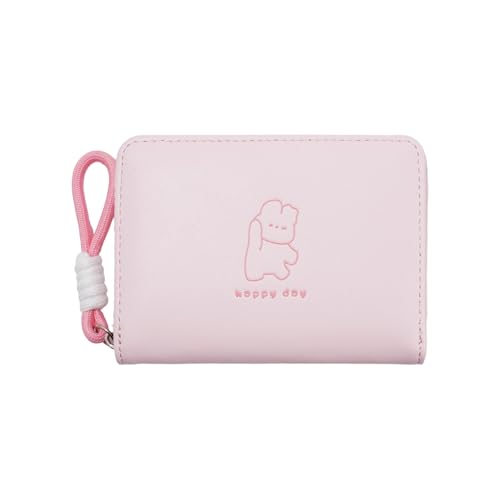 Lovely Cats Wallet Large Capacity Short Purse Card Case PU Leather Coin Purse Small Wallet with Card Holder for Daily Cats Short for Girl Coin Small Large Capacity Change Bag, a, Mass Beauty von Wayfadacc