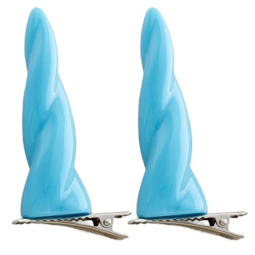 Mädchen Flacher Clip Horn Haarnadel Ornamente Halloween Für Frauen Mädchen Bündel Haarschlüsse Punk Foto Requisiten Cosplay Kopfstücke Kopfstücke von Wayfadacc