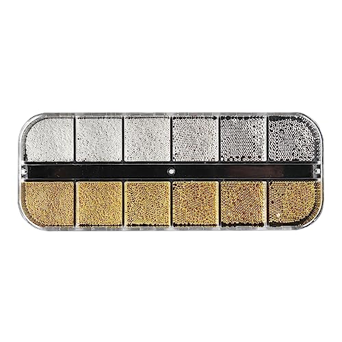Nagelkristalle Mehrfarbige Mikrokaviar Perlen Steine ​​für Nagelkunst Design Nageldekorationen Bastelbedarf Nagelkunst Juwelen von Wayfadacc