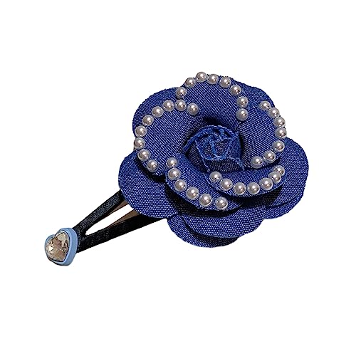 Schöne Kamelie Form Haarseile Haarclip Süße Weiße Perle Decors Haarseile Kleidung Kamelien Form Haarclip Für Frau von Wayfadacc