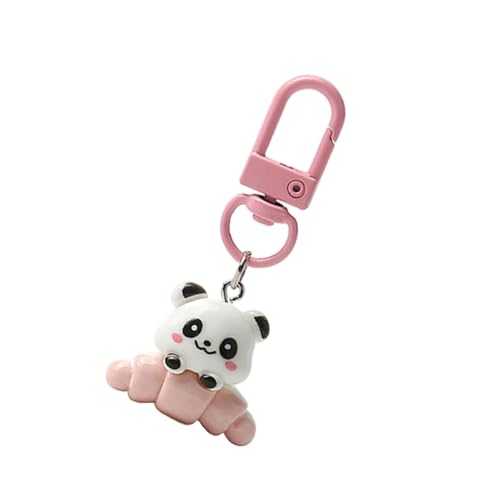 Schöner Panda Keychain Rucksack Handtasche Anhänger Cartoon Panda Keyring Auto Schlüsselkette Neuheit Tasche Charme Dekorationen Cartoon Keyring Stylish Schlüsselbeutel Charme Anhänger Für Frauen von Wayfadacc