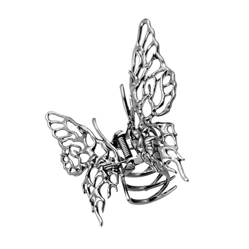 Stylish Butterfly Form Metal Hair Clip Claw Frauen Barrette Accessoire Für Tägliche Reise Und Freizeitversammlungen Clip Metal Metall von Wayfadacc