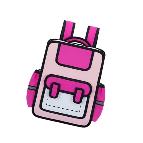 Wayfadacc Buntes Anime Rucksack Ergonomic Designs Anime Styles School Tasche Freizeittasche Für Komfortable Kleidung Durch Kinder Ergonomische Schultasche von Wayfadacc