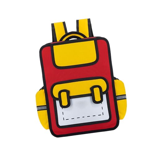 Wayfadacc Buntes Anime Rucksack Ergonomic Designs Anime Styles School Tasche Freizeittasche Für Komfortable Kleidung Durch Kinder Ergonomische Schultasche von Wayfadacc