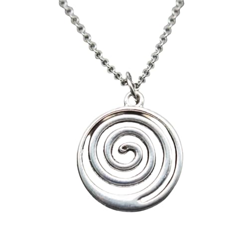 Wayfadacc Halskette mit Anhänger, einzigartig, rund, für den täglichen Gebrauch, beliebte Choker-Halskette für Damen und Mädchen von Wayfadacc