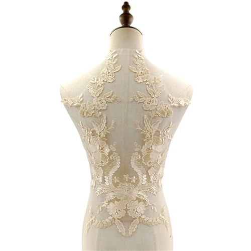 Wayfadacc Handgefertigte Broschen aus Polyesterfaden für Hochzeitskleider, Hochzeitskleid-Zubehör von Wayfadacc