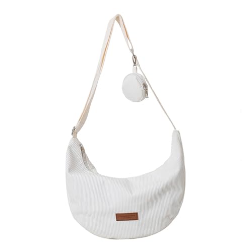 Wayfadacc Mode Einzel Umhängetasche Weiche Und Bequeme Cord Crossbody Taschen Für Einfache Organisation Cord Umhängetasche von Wayfadacc