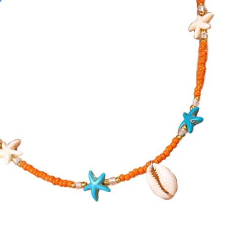 Wayfadacc Modische handgefertigte Halskette mit natürlichen Muscheln, ideal für Strandurlaub und einzigartige Geschenkideen Wayfadacc Modische handgefertigte Halskette mit natürlichen Muscheln, ideal für Strandurlaub und einzigartige Geschenkideen von Wayfadacc