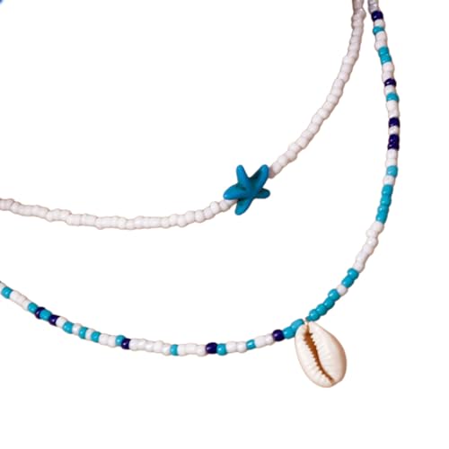 Wayfadacc Modische handgefertigte Halskette mit natürlichen Muscheln, ideal für Strandurlaub und einzigartige Geschenkideen Wayfadacc Modische handgefertigte Halskette mit natürlichen Muscheln, ideal für Strandurlaub und einzigartige Geschenkideen von Wayfadacc