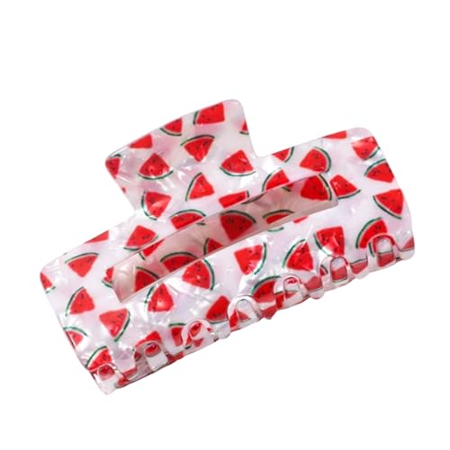 Wayfadacc Zitronenförmige Haarspange für Damen, leichtes PVC, Haarschmuck für Partys, Reisen und den Alltag von Wayfadacc