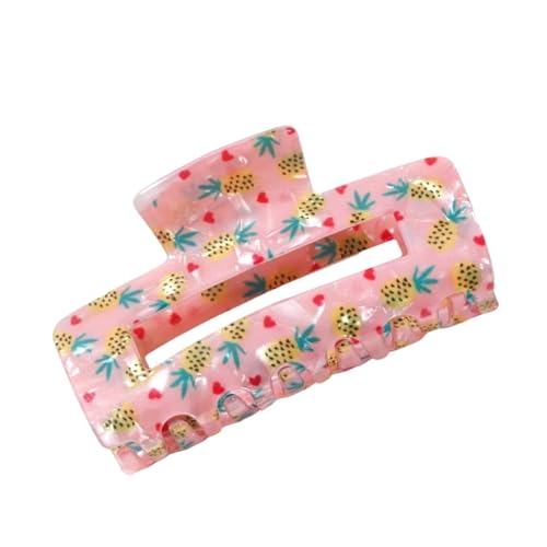 Wayfadacc Zitronenförmige Haarspange für Damen, leichtes PVC, Haarschmuck für Partys, Reisen und den Alltag von Wayfadacc
