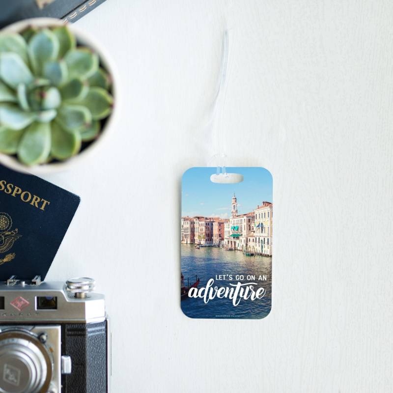 Italien Custom Reiseanhänger, Adventure Awaits Gepäckanhänger Italien Custom Reiseanhänger, Adventure Awaits Gepäckanhänger von WayfaringPrints