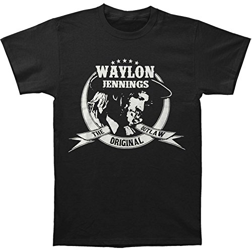 Waylon Jennings Herren Original-Outlaw T-Shirt, Large, Black Waylon Jennings Herren Original-Outlaw T-Shirt, Large, Black von Waylon Jennings