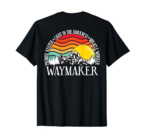 Waymaker Miracle Worker Frauen Männer Waymaker T-Shirt von Waymaker Miracle Worker Promise Christian Jesus