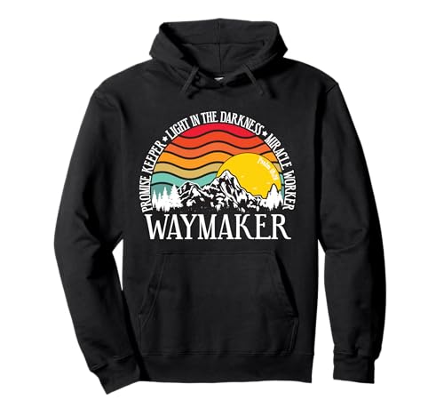 Waymaker Männer Frauen Pullover Hoodie Waymaker Männer Frauen Pullover Hoodie von Waymaker Miracle Worker Promise Religiös