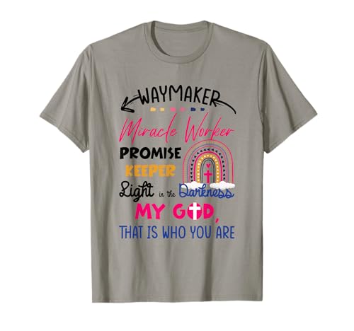 Waymaker Miracle Worker Rainbow Boho Christian für Kinder T-Shirt Waymaker Miracle Worker Rainbow Boho Christian für Kinder T-Shirt von Waymaker Miracle Worker Rainbow Boho Christian