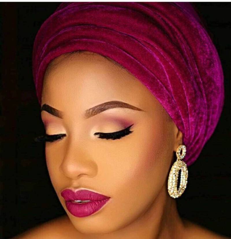 Neue Fushia Pink Extra Lange Samt Turban, Kopfwickelt, Hijab Kopftuch, Einheitsgröße von WaymakerDesigns