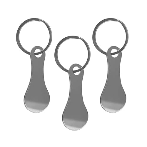 Shopping Trolley Token Keyring Cart Token Keychain Trolley Coin Keyring für Supernarket 3pcs Shopping Trolley Token Keyring Cart Token Keychain Trolley Coin Keyring für Supernarket 3pcs von Wbaioluy