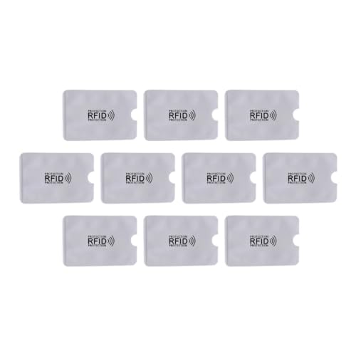Wbaioluy RFID -Blockierung von Hülsen Anti -Diebstahl wasserdichtem ID -Kartenhalter Plastikkartenbeutel 10pcs Wbaioluy RFID -Blockierung von Hülsen Anti -Diebstahl wasserdichtem ID -Kartenhalter Plastikkartenbeutel 10pcs von Wbaioluy
