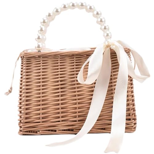 Wbaioluy Strandbärchen Frauen Rattan -Geldbörse mit Perlengriff und Bug rustikaler Kordelkordelkorb, mit Stoff Binner Strohbeutel für Sommer -Strand -Reisefoto Prop 9.1x4.7x6.3 Zoll Style111 Wbaioluy Strandbärchen Frauen Rattan -Geldbörse mit Perlengriff und Bug rustikaler Kordelkordelkorb, mit Stoff Binner Strohbeutel für Sommer -Strand -Reisefoto Prop 9.1x4.7x6.3 Zoll Style111 von Wbaioluy