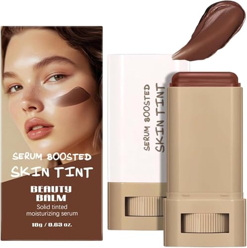 Confidita's Serum Boosted Skin Tint Balm, Foundation Stick Beauty Balm, Serum Boosted Skin Tint Beauty Balm, Smooths Full Coverage Concealer, Natural Finish Makeup (#01) von Wbietu
