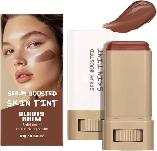 Confidita's Serum Boosted Skin Tint Balm, Foundation Stick Beauty Balm, Serum Boosted Skin Tint Beauty Balm, Smooths Full Coverage Concealer, Natural Finish Makeup (#02) von Wbietu