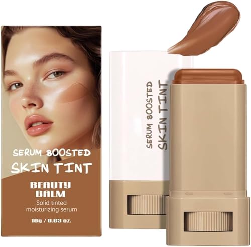 Confidita's Serum Boosted Skin Tint Balm, Foundation Stick Beauty Balm, Serum Boosted Skin Tint Beauty Balm, Smooths Full Coverage Concealer, Natural Finish Makeup (#03) von Wbietu