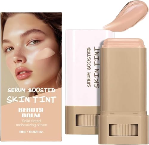 Confidita's Serum Boosted Skin Tint Balm, Foundation Stick Beauty Balm, Serum Boosted Skin Tint Beauty Balm, Smooths Full Coverage Concealer, Natural Finish Makeup (#05) von Wbietu