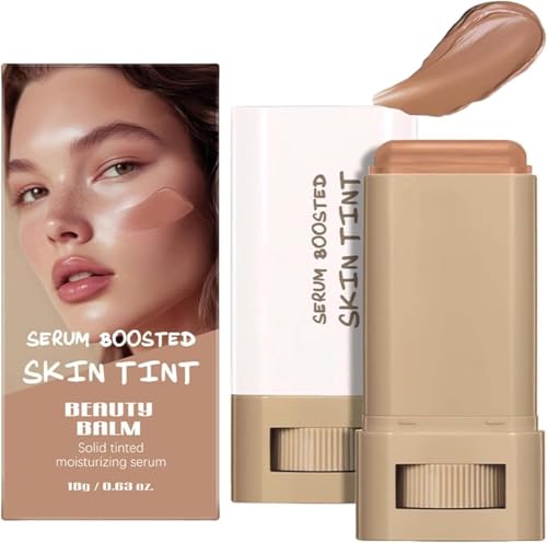 Confidita's Serum Boosted Skin Tint Balm, Foundation Stick Beauty Balm, Serum Boosted Skin Tint Beauty Balm, Smooths Full Coverage Concealer, Natural Finish Makeup (#06) von Wbietu