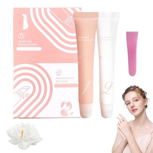 LioraBeauty Haarentfernungscreme, Liorabeairy Gesichtshaarentfernung, Liorabeairy Glide Go Haarentfernungsset, Haar-Identifier Spray für Gesichtsrasur, Haarentfernung Frauen Ölkontrolle und von Wbietu