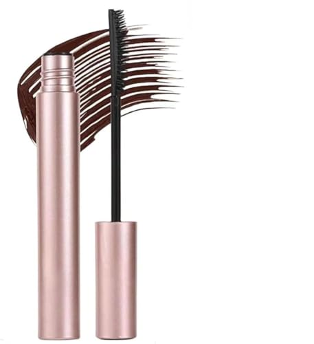 Mascara Waterproof Mascara, Eye Makeup, Long-Lasting Mascara, 3D Curling Eyelash Iron Mascara, Comb Mascara, Waterproof & Smudge-Proof, Volumizing & Lifting Mascara Makeup (Brown) von Wbietu