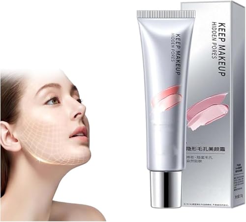 Swarous Moisturizing Invisible Pore Beauty Cream, Invisible Pore Face Concealer, Multifunctional Smooth Hydrating Makeup Cream, Pore Invisible Lotion, Natural Glow Glass Skin (1 Pcs) von Wbietu