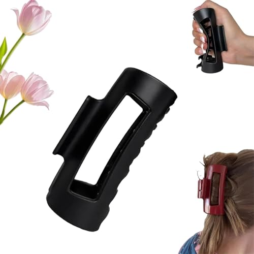Wolkenklammer, weiche und flexible gemütliche Klauenklammer, unschnappbare Haarspange für Frauen, starker Halt, rutschfeste Haarspange, große rutschfeste matte Haarspangen, für Frauen, dickes oder von Wbietu