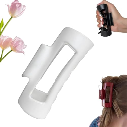 Wolkenklammer, weiche und flexible gemütliche Klauenklammer, unschnappbare Haarspange für Frauen, starker Halt, rutschfeste Haarspange, große rutschfeste matte Haarspangen, für Frauen, dickes oder von Wbietu
