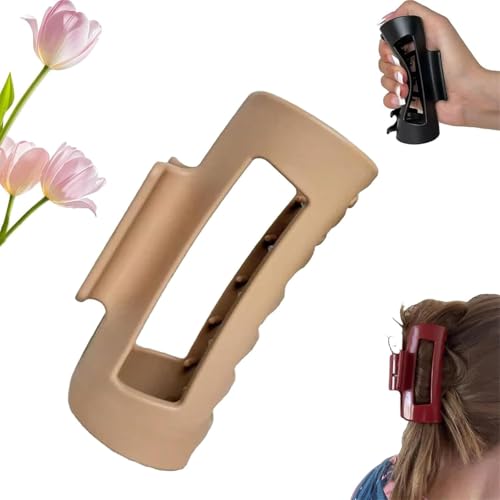 Wolkenklammer, weiche und flexible gemütliche Klauenklammer, unschnappbare Haarspange für Frauen, starker Halt, rutschfeste Haarspange, große rutschfeste matte Haarspangen, für Frauen, dickes oder von Wbietu