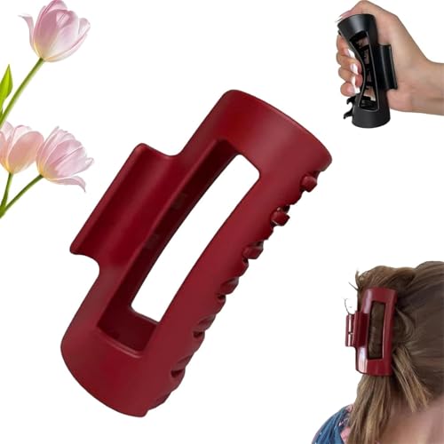 Wolkenklammer, weiche und flexible gemütliche Klauenklammer, unschnappbare Haarspange für Frauen, starker Halt, rutschfeste Haarspange, große rutschfeste matte Haarspangen, für Frauen, dickes oder von Wbietu