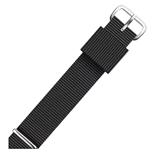 Universal-Armband, 12–22 mm, Nato-Militärsport-Nylon-Uhrenarmband, Handschlaufe, Herren, Nationalflagge, Streifendruck, Schweißabsortierung, Uhrenarmbänder ( Color : Type 11 Silvery Clasp , Size : 17m von WchsTUmpxN