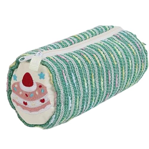 Erdbeer-Federmäppchen | niedliches Federmäppchen | geräumiger Organizer für die Schule | Federmäppchen mit Reißverschluss | Make-up-Halter mit großer Kapazität | kompaktes Federmäppchen für Kinder und von Wcybym