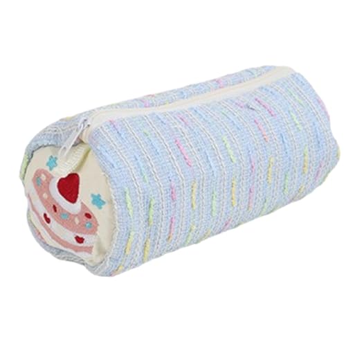 Erdbeer-Federmäppchen | niedliches Federmäppchen | geräumiger Organizer für die Schule | Federmäppchen mit Reißverschluss | Make-up-Halter mit großer Kapazität | kompaktes Federmäppchen für Kinder und von Wcybym