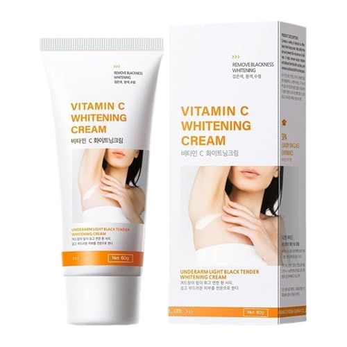 Hauthellverletzungscreme, intime Aufhellungscreme, Achselhellung Lotion, nahrhafte schnell absorbierende Formel, 60 g, für Halsknie Ellbogen-Achselhöhlen Frauen Frauen von Wcybym