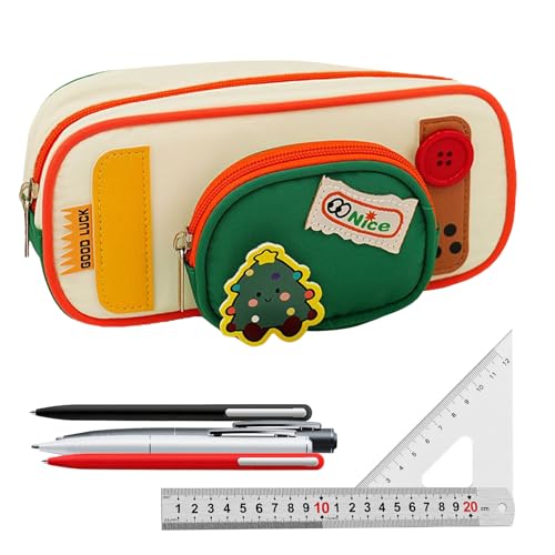 Wcybym Cartoon Bleistiftkoffer, Cartoon-Bleistiftbeutel, Schreibwarenspeicherbeutel, Mehrzweck-Organisator, robust und leicht, 22 x 10,5 x 5,5 cm für Kinder-Lehrer-Lehrer Reisen von Wcybym