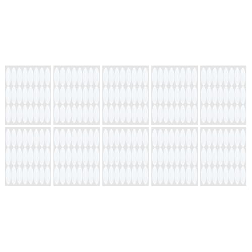 10 PCs Augenlidband Doppelte Augenlid Lifterstreifen Unsichtbares Band Make Up Werkzeug Olived Geformter Aufkleber von Wdbild