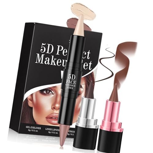 3pcs 5d Make Up Set 2 In 1 Lippenstift Und Lippenstift Creme Highlighter Bronzer Stick Set Für Damen Girls Duals Mit Creme Contouring Stick 3pcs 5d Make Up Set 2 In 1 Lippenstift Und Lippenstift Creme Highlighter Bronzer Stick Set Für Damen Girls Duals Mit Creme Contouring Stick von Wdbild